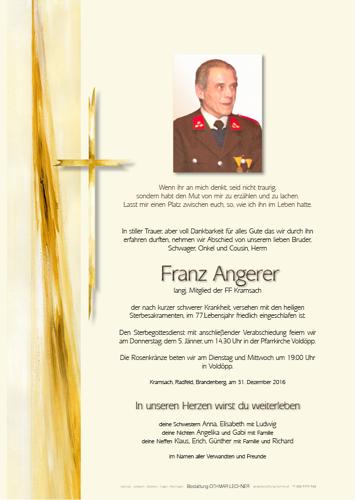 Parte von Franz Angerer