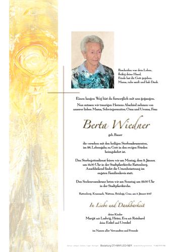 Parte von Berta Wiedner