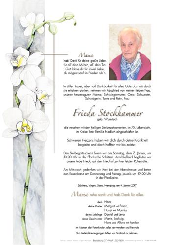 Parte von Frieda Stockhammer