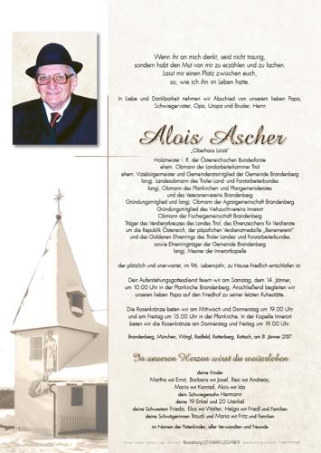 Parte von Alois Ascher