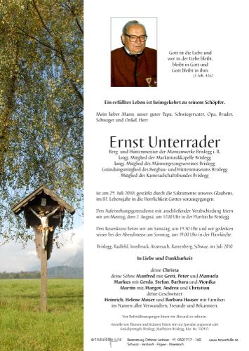 Parte von Ernst Unterrader
