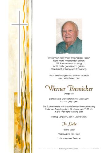 Parte von Werner Bremicker