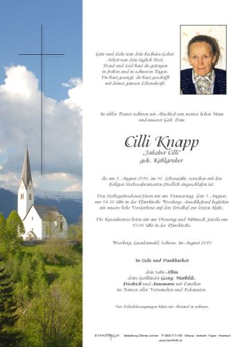 Parte von Cäcilia Knapp