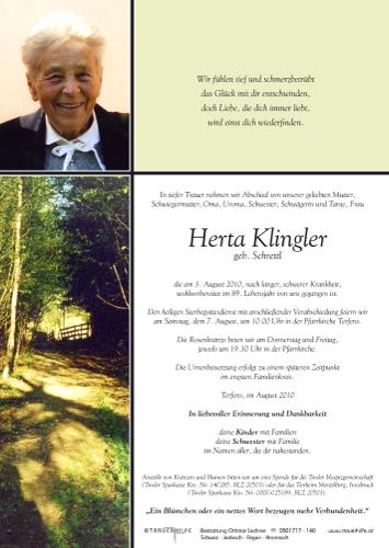Parte von Herta Klingler