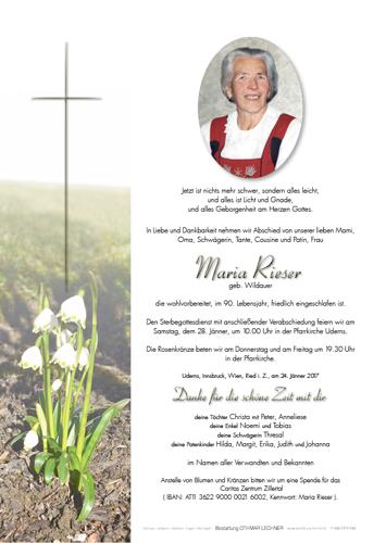 Parte von Maria Rieser