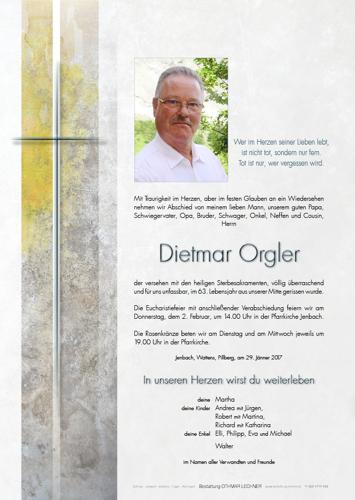Parte von Dietmar Orgler
