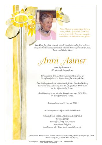 Parte von Anni Astner