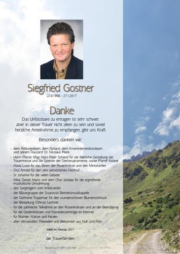 Parte von Siegfried Gostner