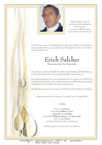 Parte von Erich Salcher