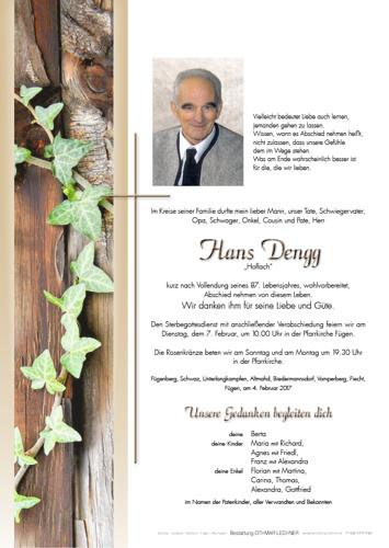 Parte von Hans Dengg