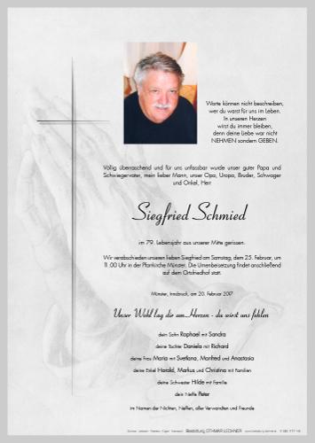 Parte von Siegfried Schmied