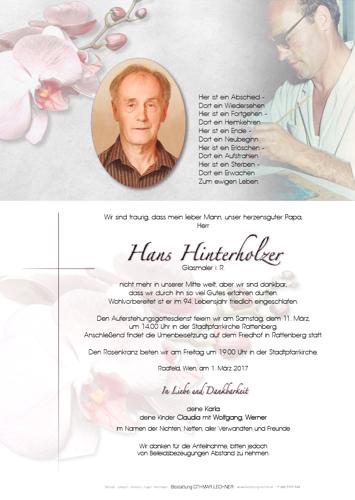 Parte von Hans Hinterholzer