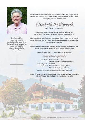 Parte von Elisabeth Höllwarth
