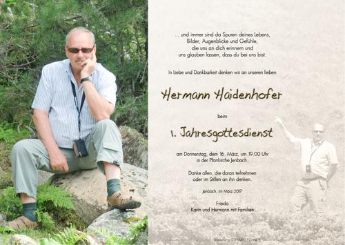 Parte von Hermann Haidenhofer