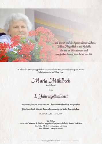 Parte von Maria Mühlböck