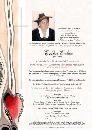 Parte von Erika Erler