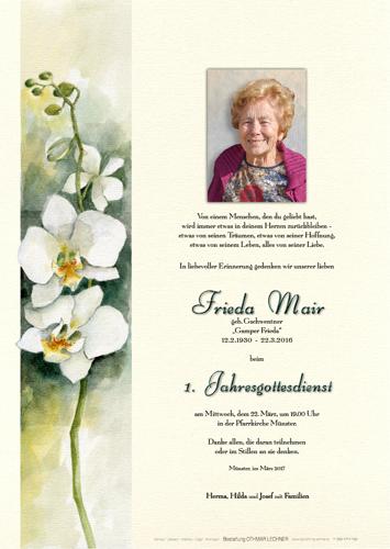 Parte von Frieda Mair