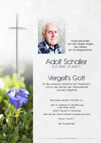 Parte von Adolf Schaller