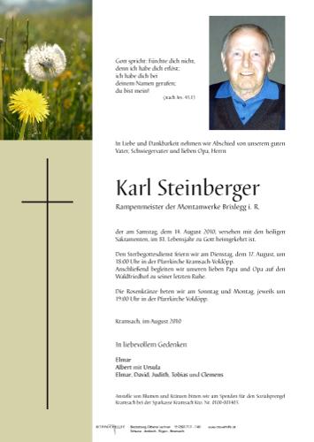 Parte von Karl Steinberger