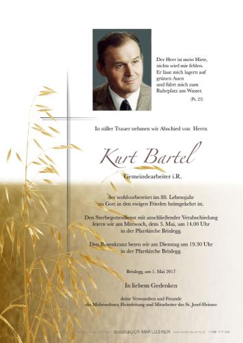 Parte von Kurt Bartel