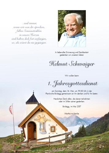 Parte von Helmut Schwaiger