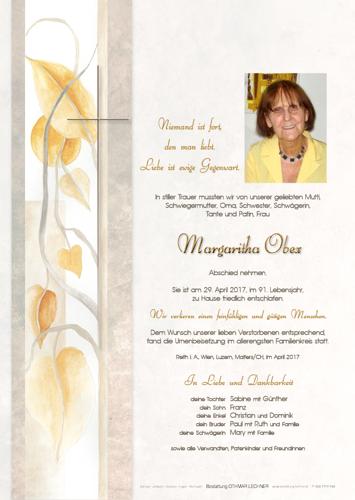 Parte von Margaritha Obex