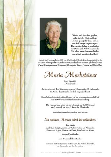 Parte von Maria Marksteiner