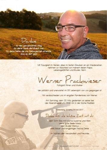 Parte von Werner Prackwieser