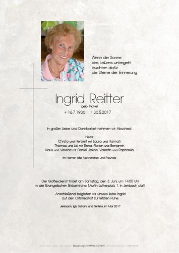 Parte von Ingrid Reitter