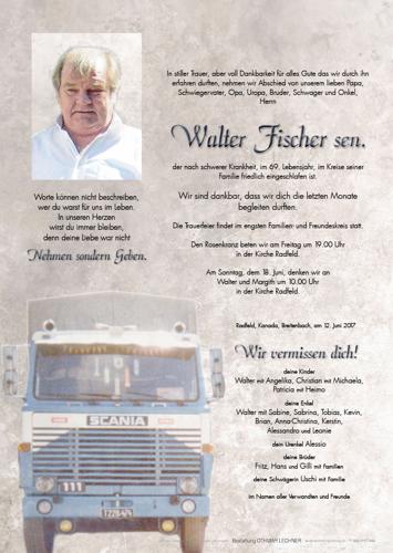 Parte von Walter sen. Fischer