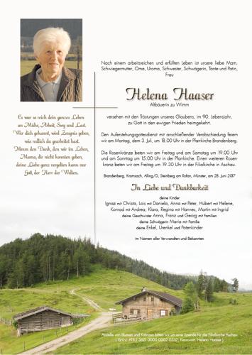 Parte von Helena Haaser