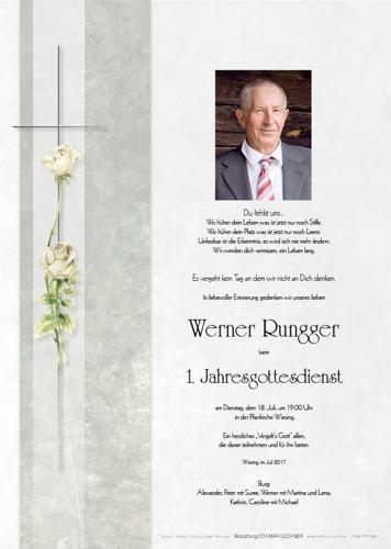 Parte von Werner Rungger