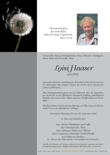 Parte von Aloisia Haaser