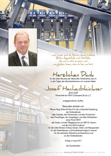 Parte von Josef Hechenblaickner