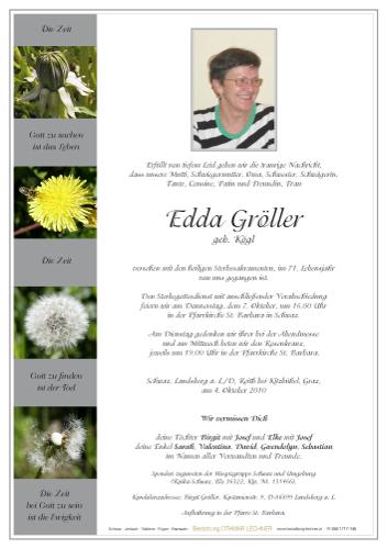 Parte von Edda Gröller