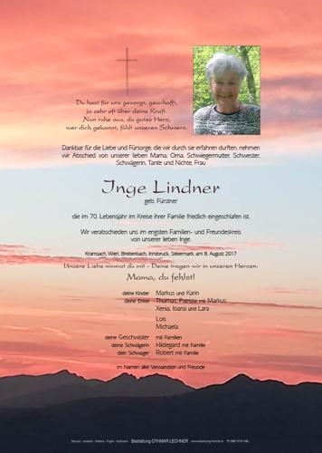 Parte von Inge Lindner