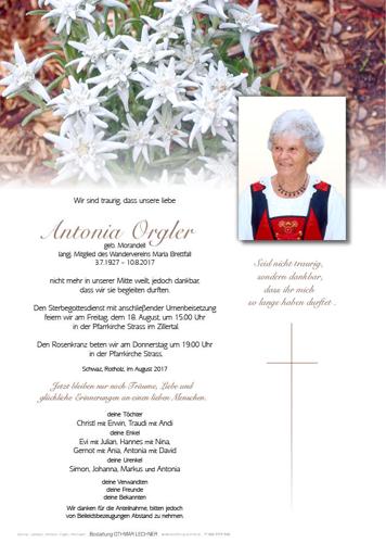 Parte von Antonia Orgler