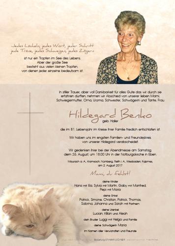 Parte von Hildegard Benko