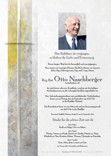 Parte von Rat Naschberger Otto Reg.