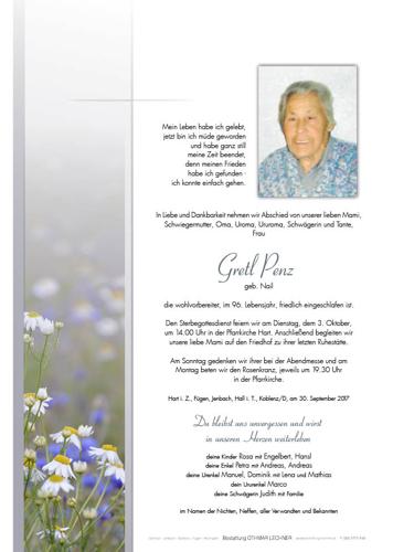 Parte von Gretl Penz