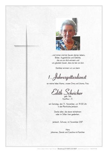 Parte von Edith Scheicher