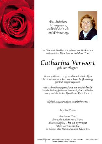 Parte von Catharina Vervoort