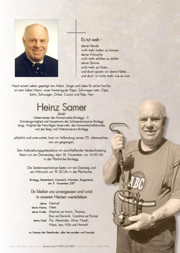 Parte von Heinz Samer