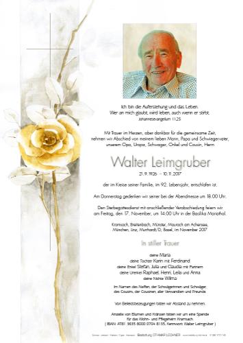 Parte von Walter Leimgruber