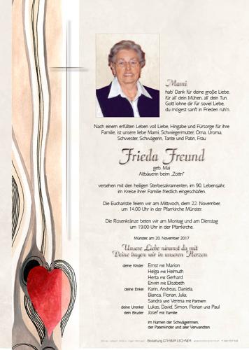 Parte von Frieda Freund