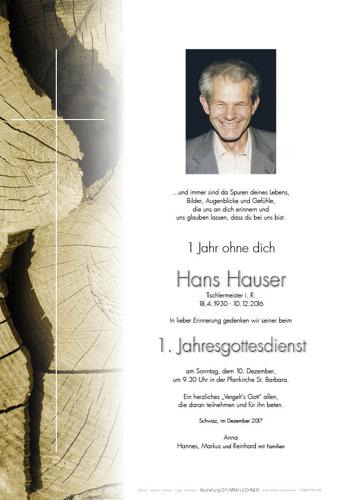Parte von Hans Hauser