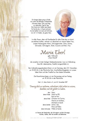Parte von Maria Eberl