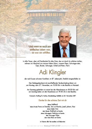 Parte von Adi Klingler