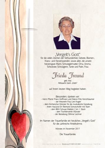 Parte von Frieda Freund