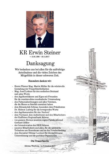 Parte von Steiner Erwin KR